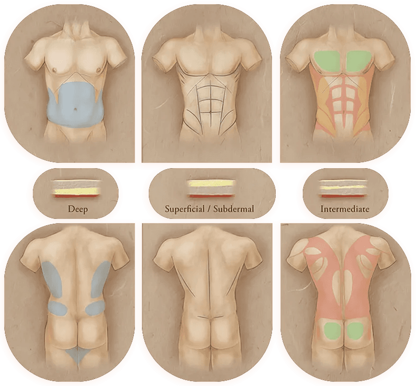 Body Contouring Illustration